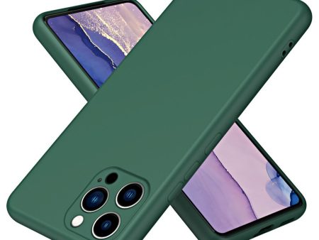 iPhone 12 Pro Liquid Silikone Cover - Grøn Sale