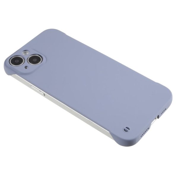 iPhone 14 Hårdt Plastik Cover Uden Sider - Lavendel Online now