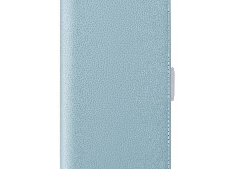 Samsung Galaxy A34 (5G) Litchi Læder Cover m. Ståfunktion - Blå Online Sale