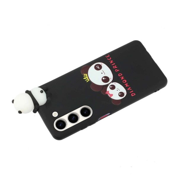 Samsung Galaxy S23 Fleksibelt Plastik Cover 3D - 2 Pandaer For Sale