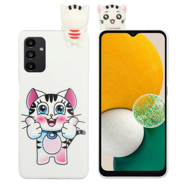 Samsung Galaxy A14   A14 (5G) Fleksibelt Plastik Cover 3D - Kat Online Sale