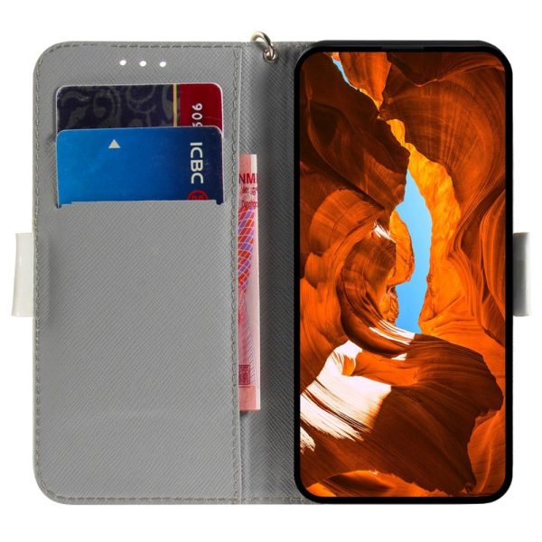 Sony Xperia 1 V Læder Cover m. Print - Sød Kat on Sale