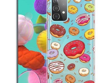 Samsung Galaxy A23   A23 (5G) Fleksibelt Plastik Cover Gennemsigtig m. Print- Donut Hot on Sale