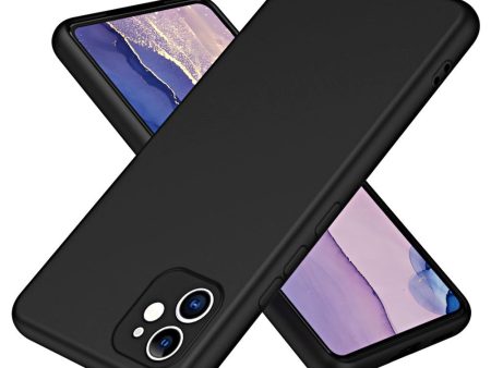 iPhone 11 Liquid Silikone Cover - Sort Cheap