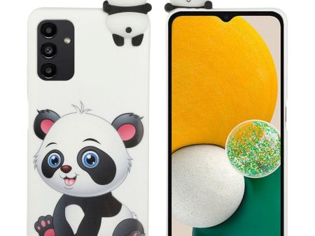 Samsung Galaxy A14   A14 (5G) Fleksibelt Plastik Cover 3D - Panda Online now