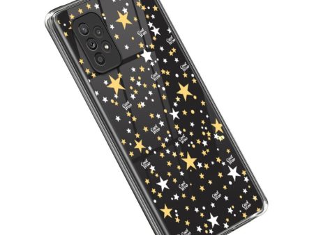 Samsung Galaxy A23   A23 (5G) Fleksibelt Plastik Cover Gennemsigtig m. Print- Stjerner Hot on Sale