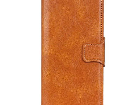 Xiaomi Redmi Note 12 (4G) Læder Cover m. Pung & Ståfunktion - Brun on Sale