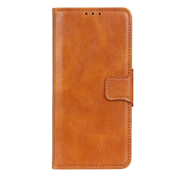 Xiaomi Redmi Note 12 (4G) Læder Cover m. Pung & Ståfunktion - Brun on Sale