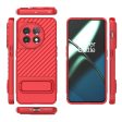 OnePlus 11 Rugged Plastik Cover m. Kickstand - Rød on Sale