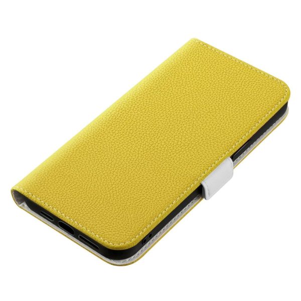 Samsung Galaxy A54 (5G) Litchi Læder Cover m. Ståfunktion - Gul Supply