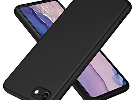 iPhone SE (2022   2020)   8   7 Liquid Silikone Cover - Sort For Cheap