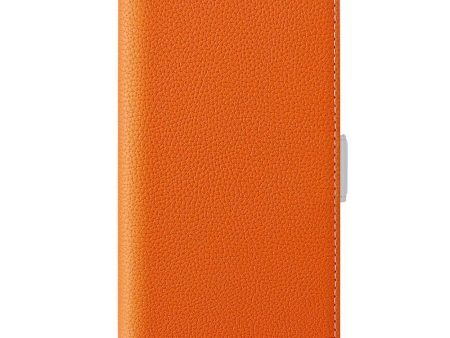 Samsung Galaxy A34 (5G) Litchi Læder Cover m. Ståfunktion - Orange For Sale