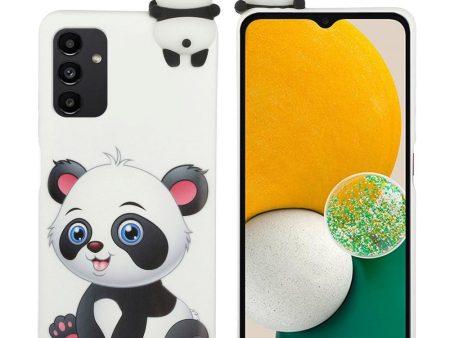 Samsung Galaxy A54 (5G) Fleksibelt Plastik Cover 3D - Panda For Cheap