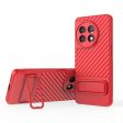 OnePlus 11 Rugged Plastik Cover m. Kickstand - Rød on Sale