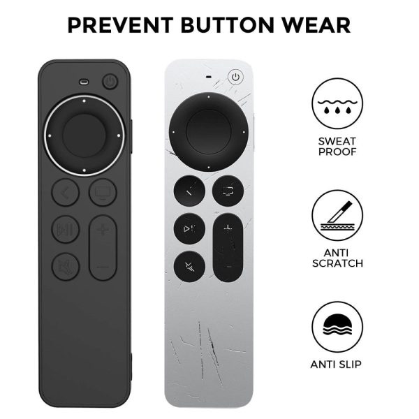 Apple Siri Remote Silikone Cover (2. & 3. gen.) - Sort Online now