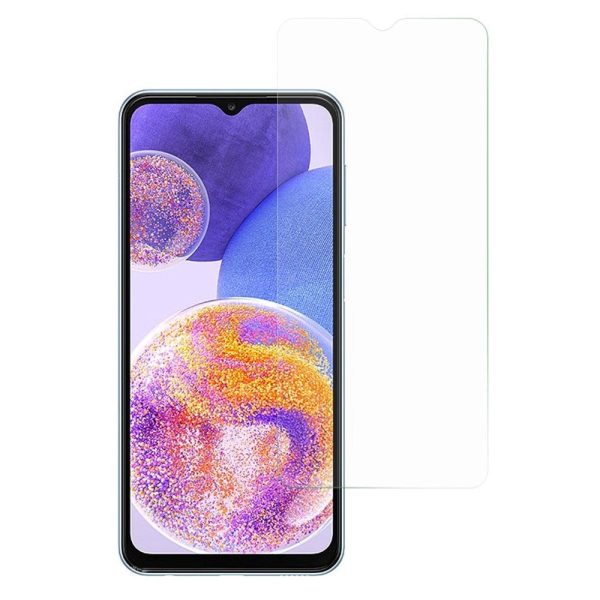 Samsung Galaxy A23   A23 (5G) Hærdet Glas - Case Friendly - Skærmbeskyttelse - Gennemsigtig Cheap