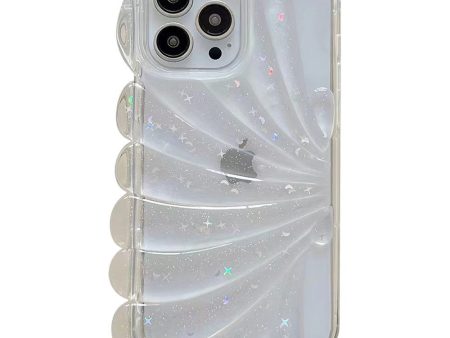 iPhone 14 Pro Fleksibelt Plastik Cover 3D Muslingeskal   Gennemsigtig Discount