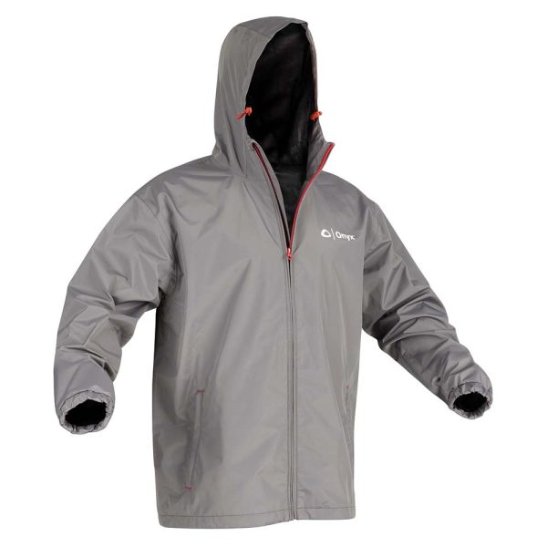 Onyx Essential Rain Jacket - Large - Grey [502900-701-040-22] Fashion