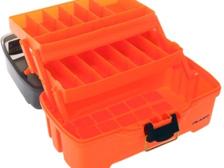 Plano 2-Tray Tackle Box w Dual Top Access - Smoke  Bright Orange [PLAMT6221] Hot on Sale