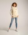 Zoe Sherpa Ivory Hoodie Vest For Cheap