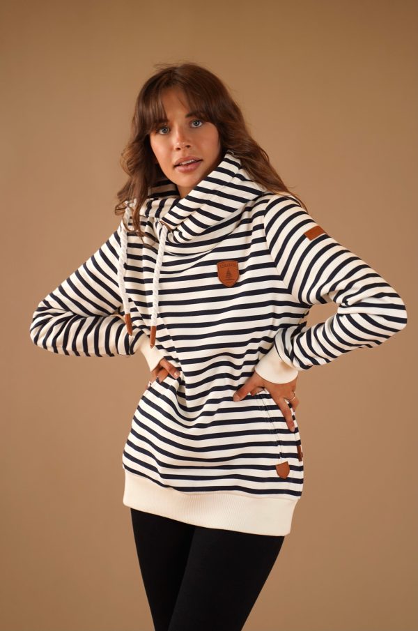 Artemis Print Stripe Hoodie Cheap