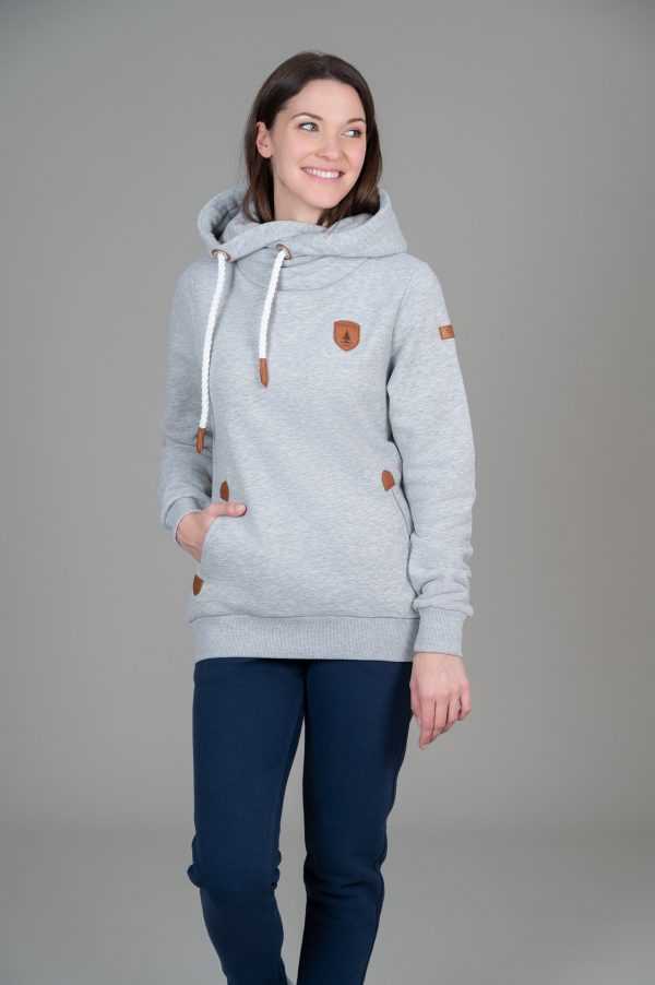 Artemis Light Heather Grey Hoodie Fashion