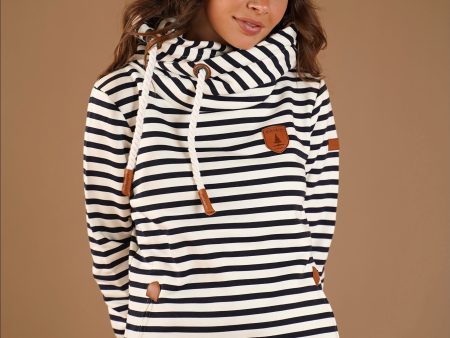 Artemis Print Stripe Hoodie Cheap