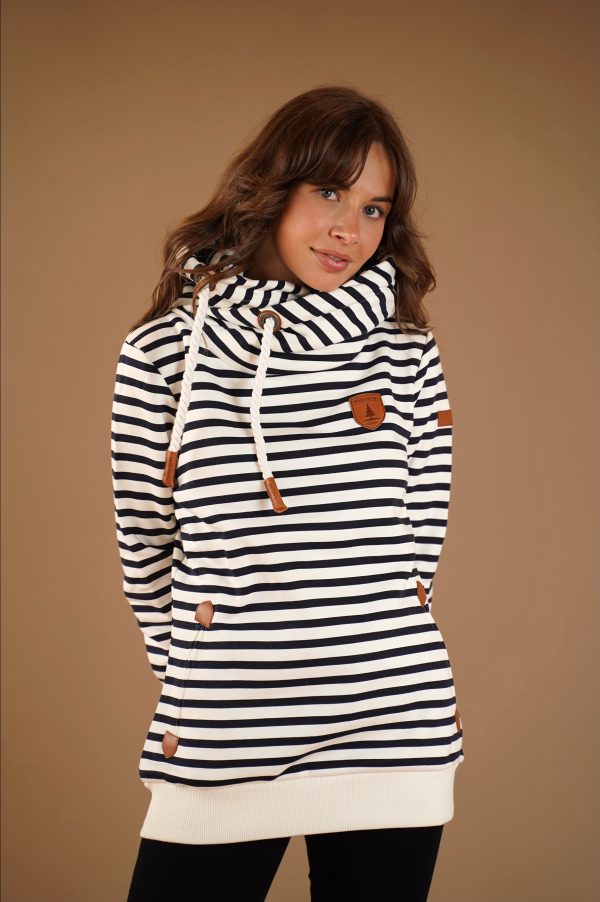 Artemis Print Stripe Hoodie Cheap