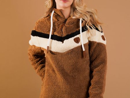 Alicia Sherpa Teddy Hoodie Discount