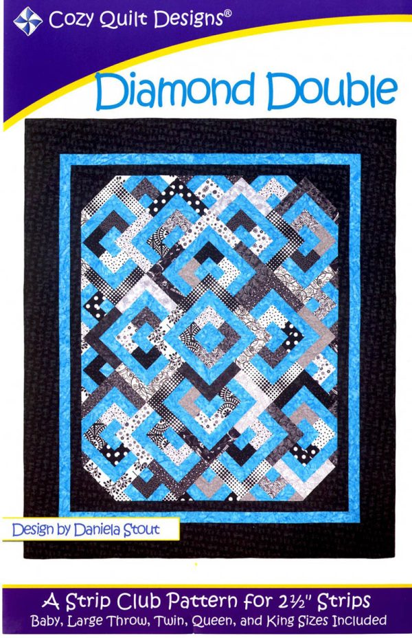 Quilt Pattern - Cozy Quilt Designs - Diamond Double For Sale