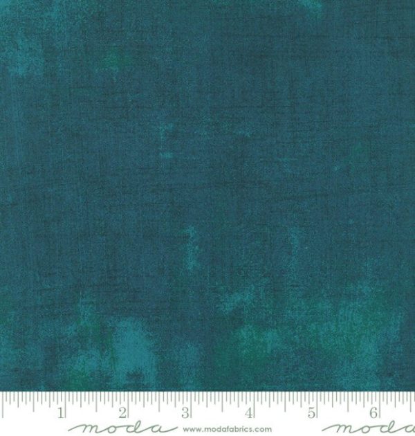 Tonal Blender - Moda Grunge Tonal Texture - 307 Prussian Blue Online now