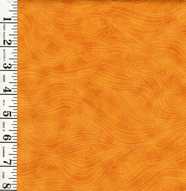 *Blender - In the Beginning - Color Movement Waves - 1MV-09 - (Gold) Marigold - Last 2 1 4 Yards Fashion