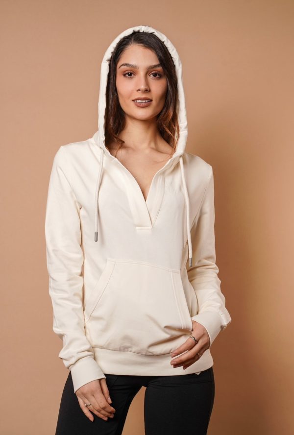 Trista Ivory Hoodie Online Sale