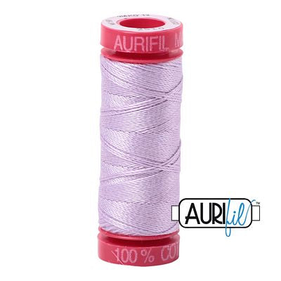 Aurifil 12wt Cotton Thread - 54 yards - 2510 Light Lilac Online