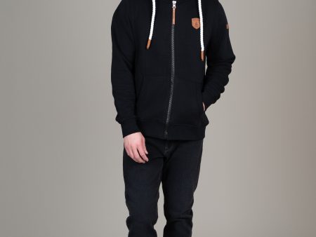 Zeus Black Full-Zip Hoodie Supply