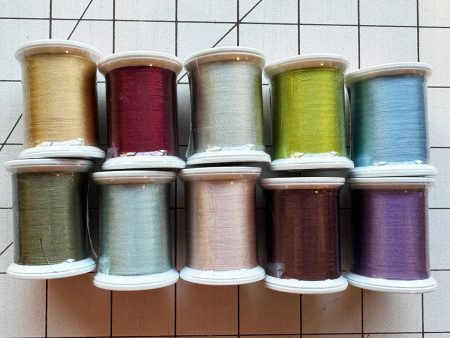 *Superior Silk Thread - Fine 100wt - ASSORTMENT PACK # 3 - 10 PACK SPECIAL - 50% OFF Fashion