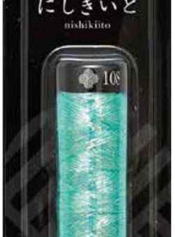 Lecien Nishikiito Metallic Embroidery Floss:  108 - Opali - Peppermint Sale