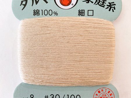 Daruma Hand Sewing Thread - 30wt Hand Sewing Thread - # 09 Almond Online Sale