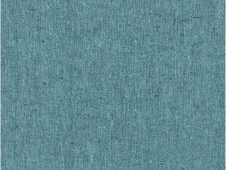 Solid - Essex Cotton-Linen Yarn-Dyed - Malibu Blue # 494 For Discount