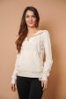 Trista Ivory Hoodie Online Sale