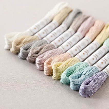 Sashiko Thread - Olympus 40m - LAME - # SL-06 - Peach Supply