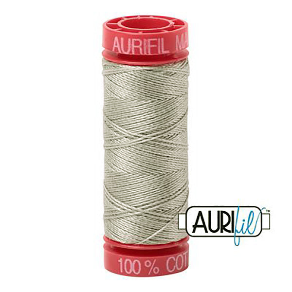 Aurifil 12wt Cotton Thread - 54 yards - 5021 Pewter Fashion