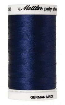 Mettler Poly Sheen SOLID COLOR - 40wt - 3323 DARK DELFT BLUE For Cheap