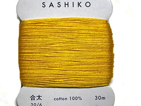 Sashiko Thread - Daruma - Medium  Regular Weight - 30m - # 204 Sunflower Cheap