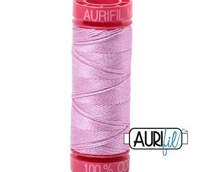 Aurifil 12wt Cotton Thread - 54 yards - 2515 Light Orchid Sale