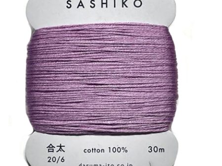 Sashiko Thread - Daruma - Medium  Regular Weight - 30m - # 210 Wisteria For Sale