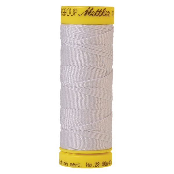 Mettler Cotton Sewing Thread - 28wt - 2000 White Online Sale