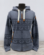 Janie Navy Full-Zip Hoodie For Cheap