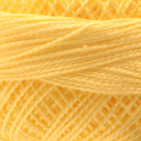 Presencia Perle Cotton - Size 8 - 1214 Light Yellow Online Sale