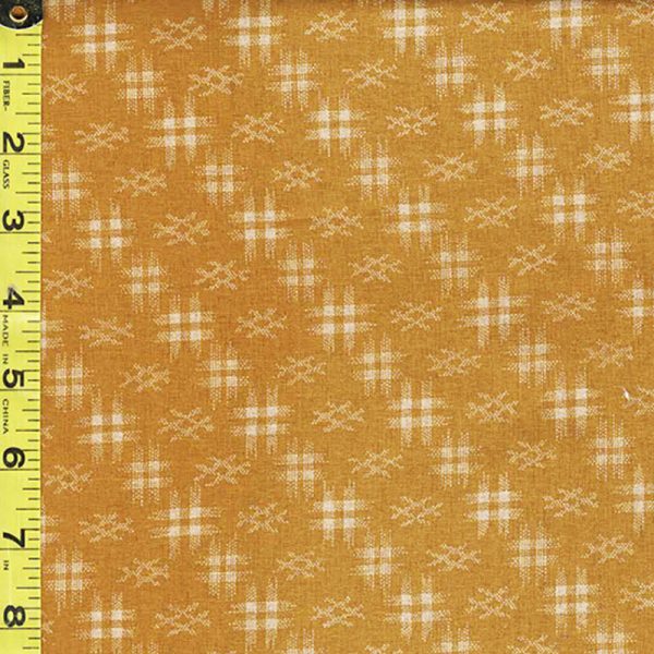 Japanese - Sevenberry Kasuri Collection - Diagonal Hatches - SB-88222D5-1 - Gold Sale